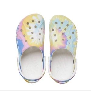 Clogs pastel tie dye size 10.5